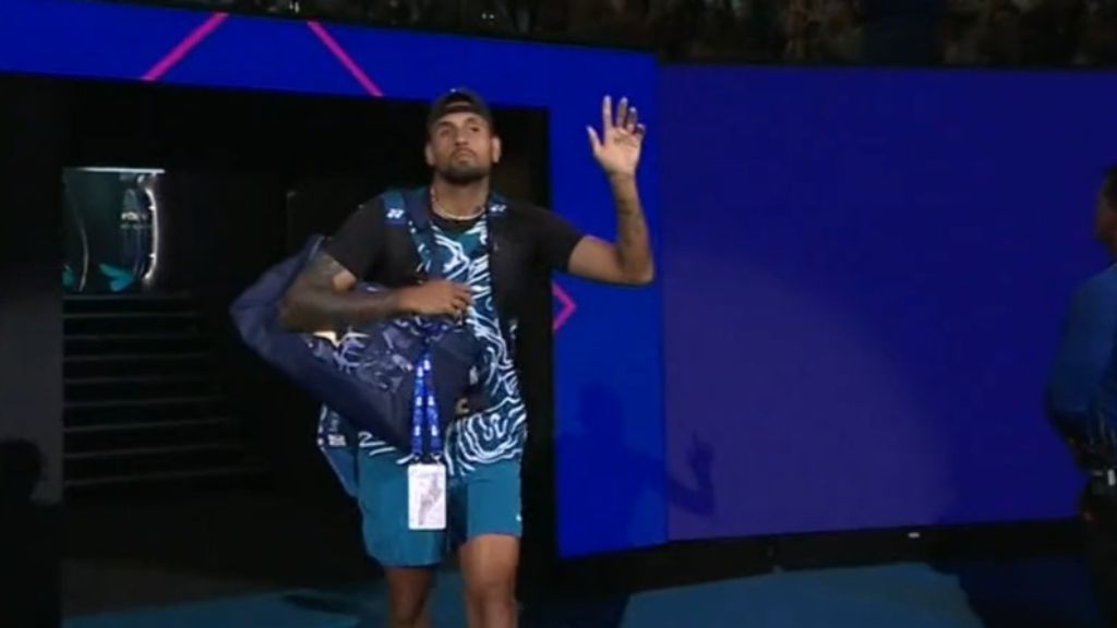 'There's still fire in the belly': Kyrgios sends positive message to fans as injury absence continues